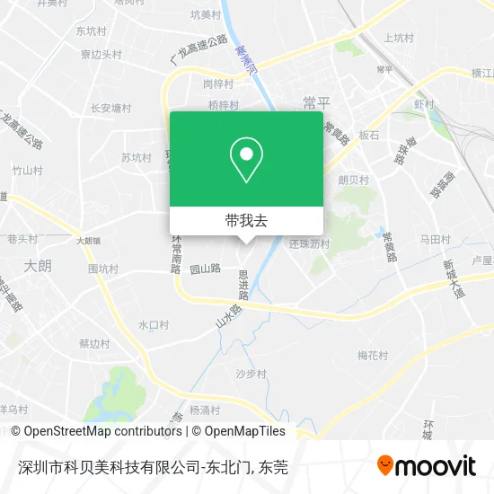 深圳市科贝美科技有限公司-东北门地图