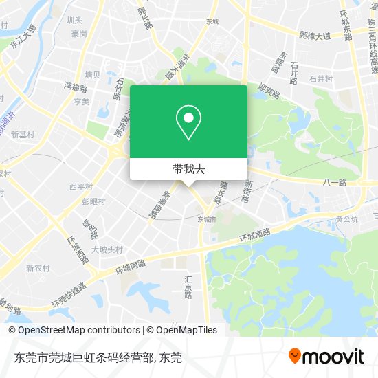 东莞市莞城巨虹条码经营部地图