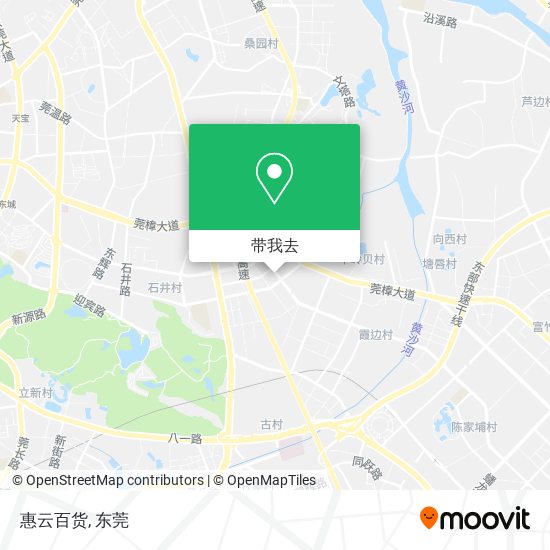 惠云百货地图