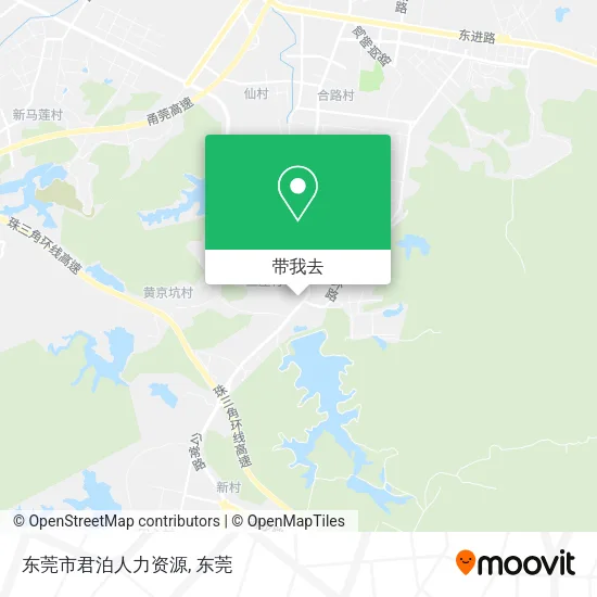 东莞市君泊人力资源地图