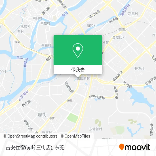 吉安住宿(赤岭三街店)地图
