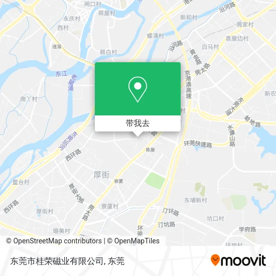 东莞市桂荣磁业有限公司地图