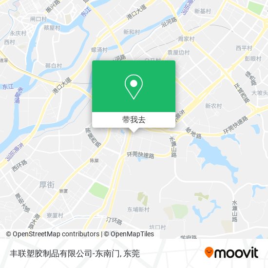 丰联塑胶制品有限公司-东南门地图