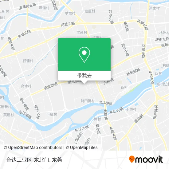 台达工业区-东北门地图