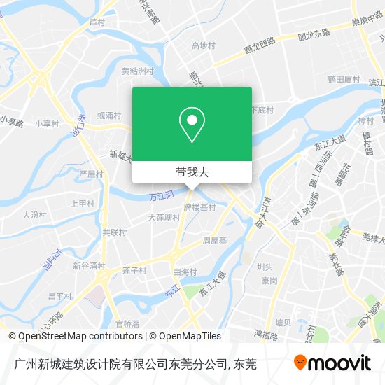 广州新城建筑设计院有限公司东莞分公司地图