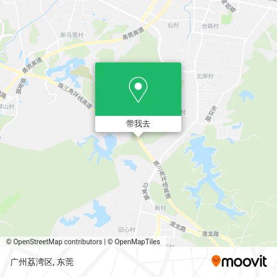 广州荔湾区地图
