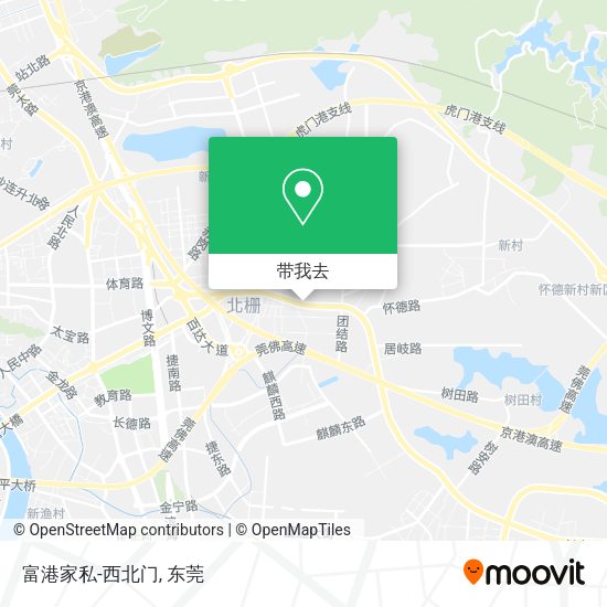 富港家私-西北门地图