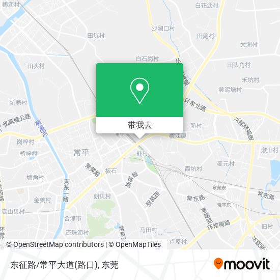 东征路/常平大道(路口)地图