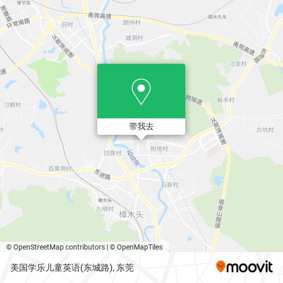 美国学乐儿童英语(东城路)地图
