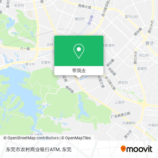 东莞市农村商业银行ATM地图