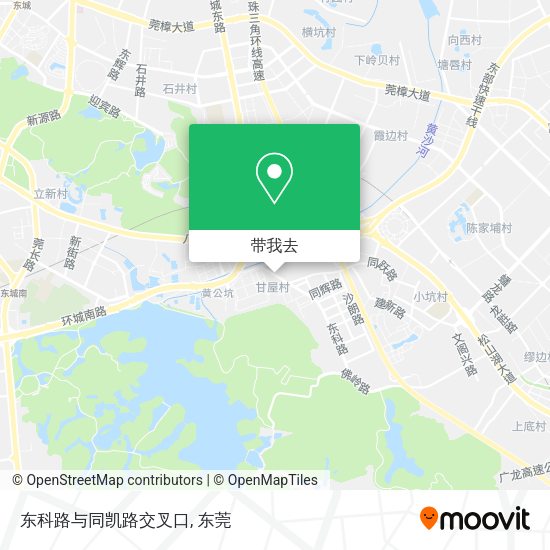 东科路与同凯路交叉口地图