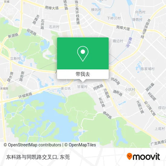 东科路与同凯路交叉口地图