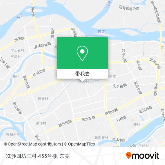 冼沙四坊三村-455号楼地图