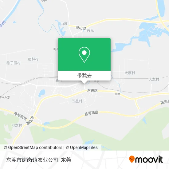 东莞市谢岗镇农业公司地图