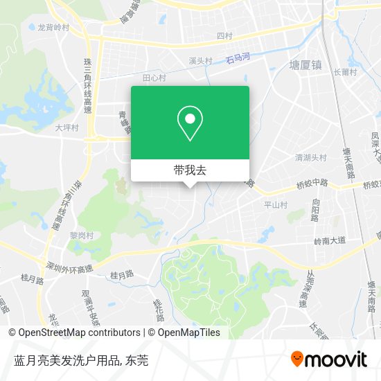 蓝月亮美发洗户用品地图