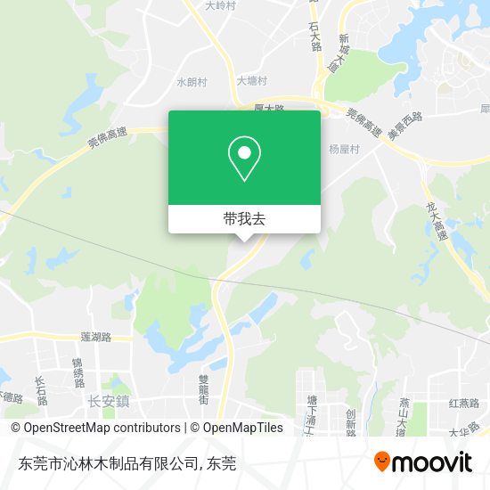东莞市沁林木制品有限公司地图