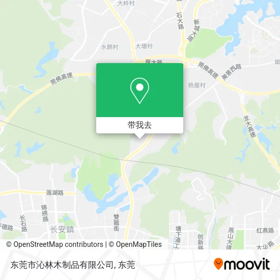 东莞市沁林木制品有限公司地图