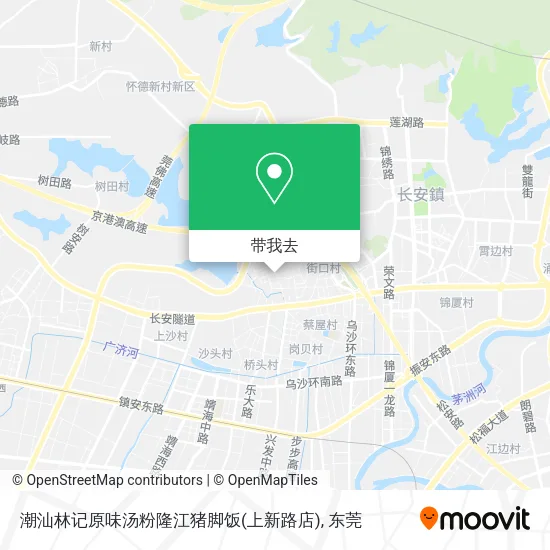 潮汕林记原味汤粉隆江猪脚饭(上新路店)地图