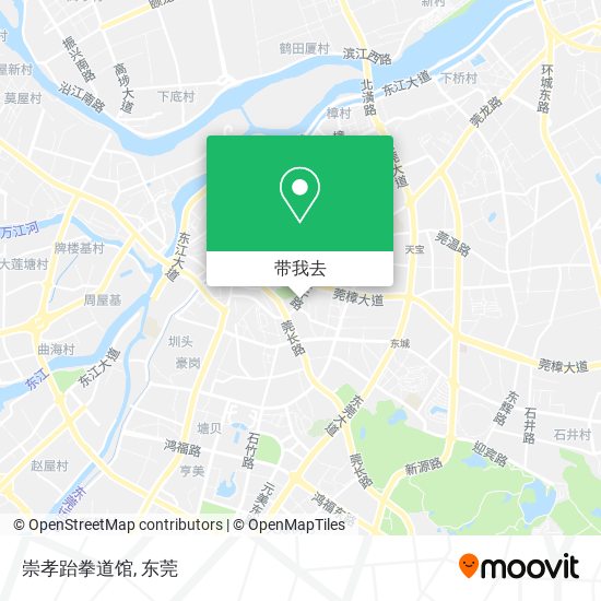 崇孝跆拳道馆地图