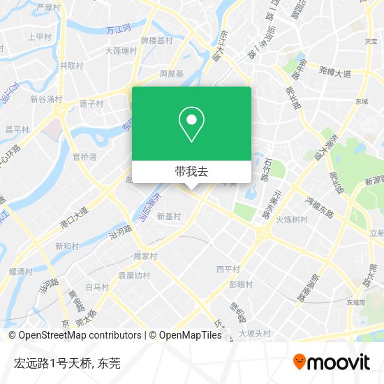 宏远路1号天桥地图