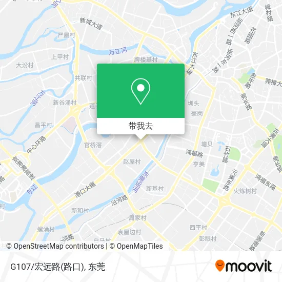 G107/宏远路(路口)地图