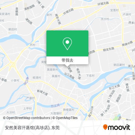 安然美容汗蒸馆(高埗店)地图