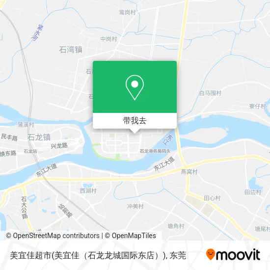 美宜佳超市(美宜佳（石龙龙城国际东店）)地图