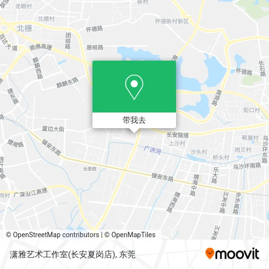 潇雅艺术工作室(长安夏岗店)地图