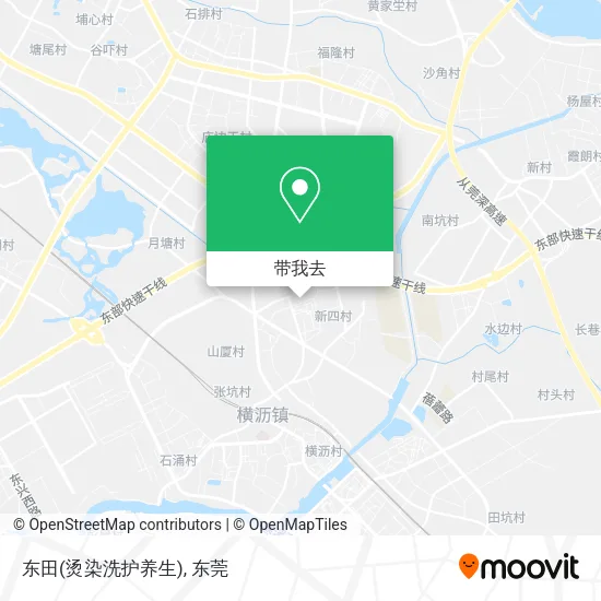 东田(烫染洗护养生)地图