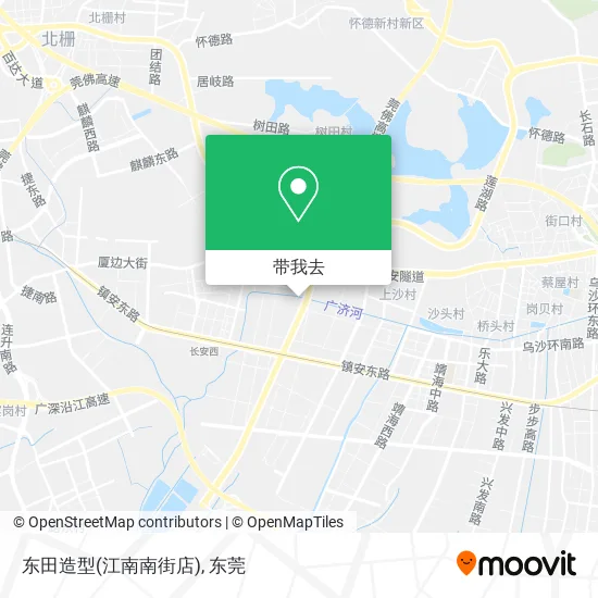 东田造型(江南南街店)地图