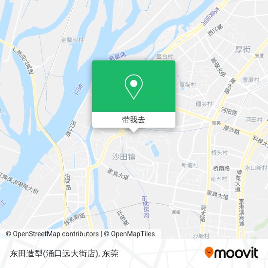 东田造型(涌口远大街店)地图