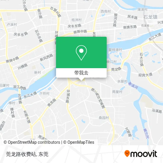 莞龙路收费站地图