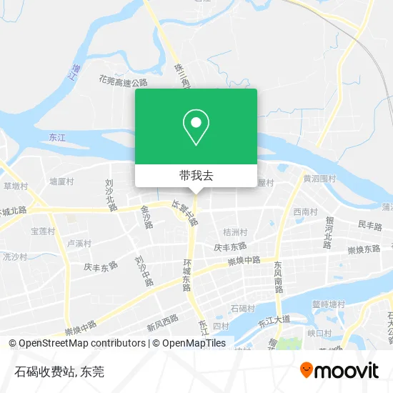 石碣收费站地图