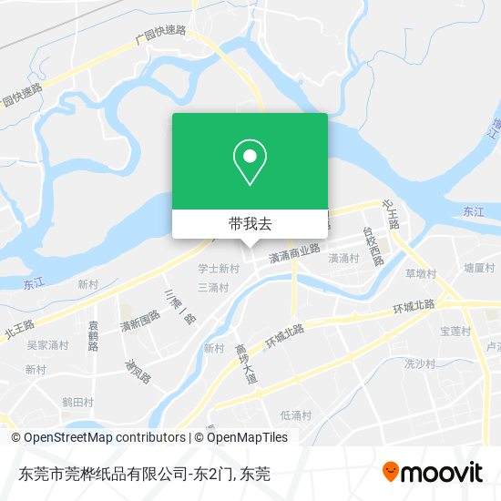 东莞市莞桦纸品有限公司-东2门地图