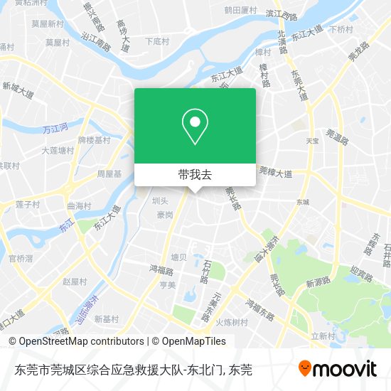 东莞市莞城区综合应急救援大队-东北门地图