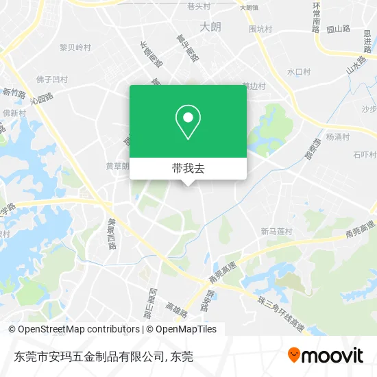 东莞市安玛五金制品有限公司地图