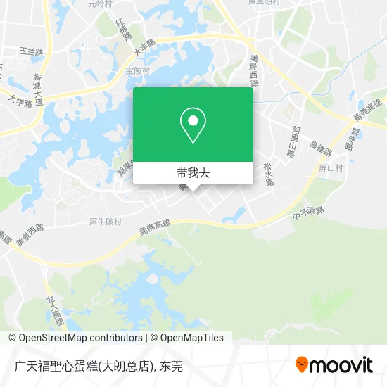 广天福聖心蛋糕(大朗总店)地图