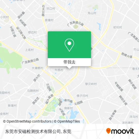 东莞市安磁检测技术有限公司地图