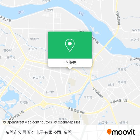 东莞市安展五金电子有限公司地图