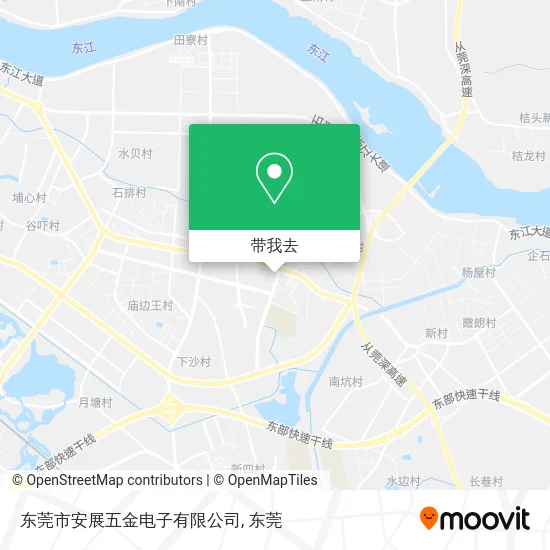 东莞市安展五金电子有限公司地图