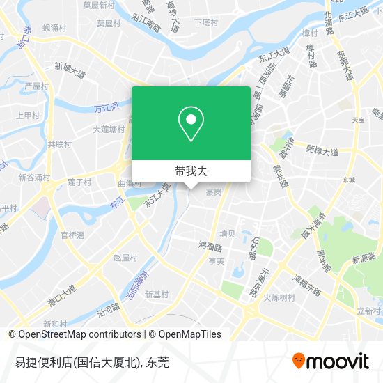 易捷便利店(国信大厦北)地图