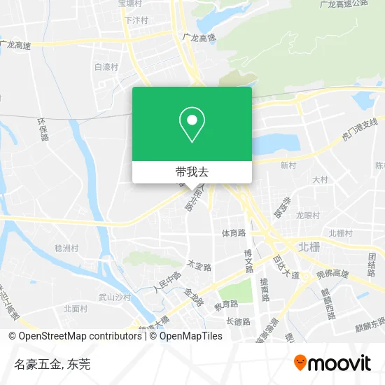 名豪五金地图