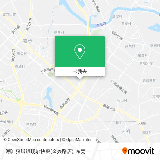 潮汕猪脚饭现炒快餐(金兴路店)地图