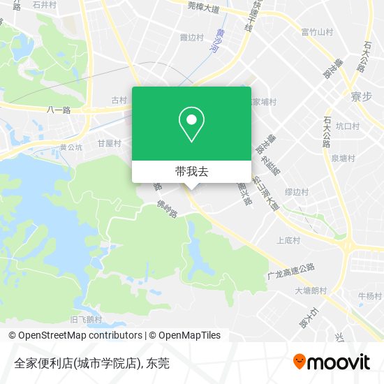 全家便利店(城市学院店)地图