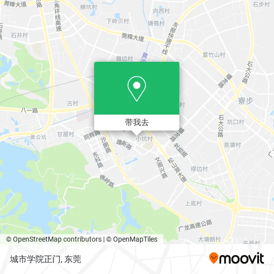 城市学院正门地图