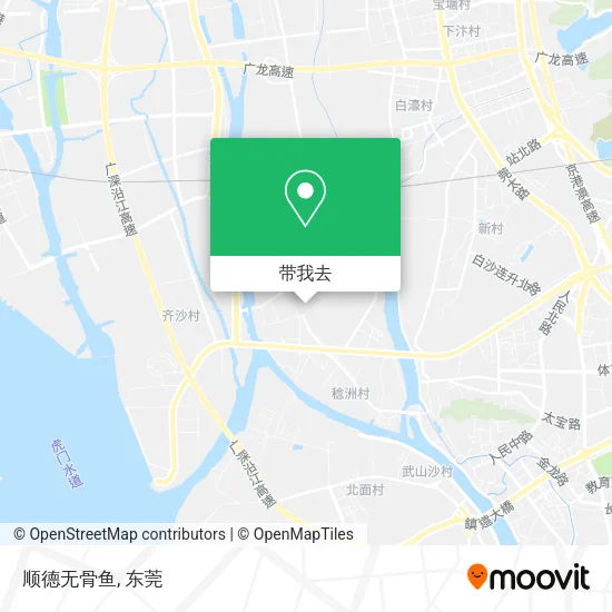 顺德无骨鱼地图