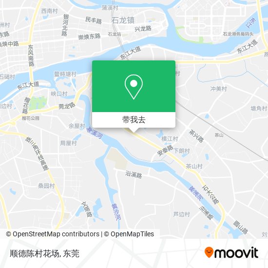 顺德陈村花场地图