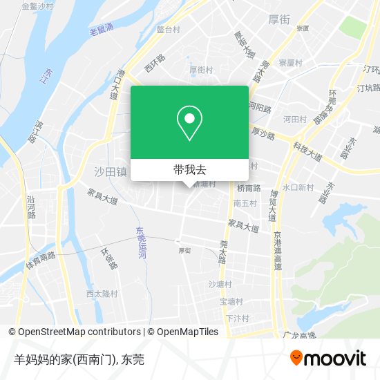羊妈妈的家(西南门)地图