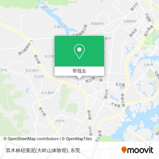 双木林硅藻泥(大岭山体验馆)地图