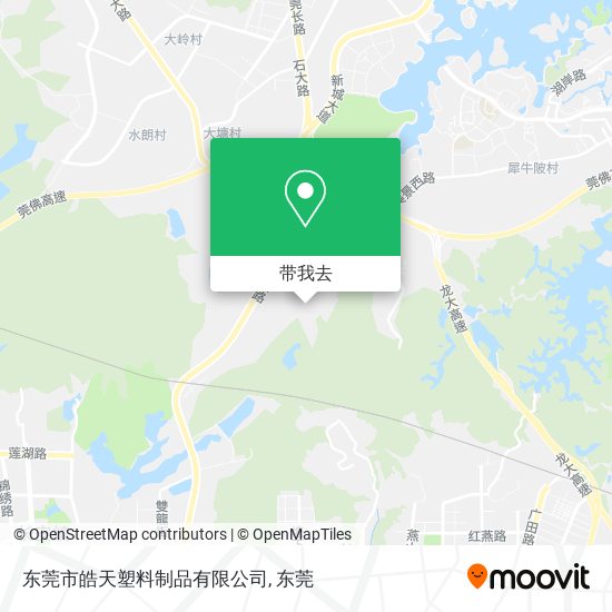 东莞市皓天塑料制品有限公司地图
